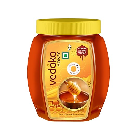 Amazon Brand - Vedaka Honey | 100% Pure| No Added Sugar or Adulteration | Product of India | 1 Kg (Previously Kitchen Cheer)