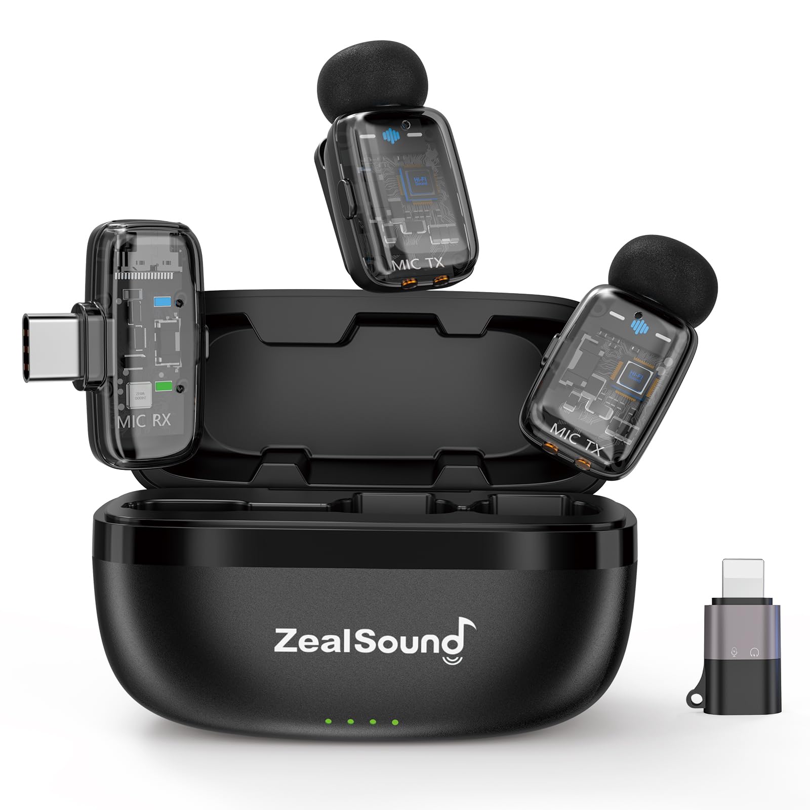 Amazon.co.jp: ZealSound Miniワイヤレス ラベリアマイク iPhone