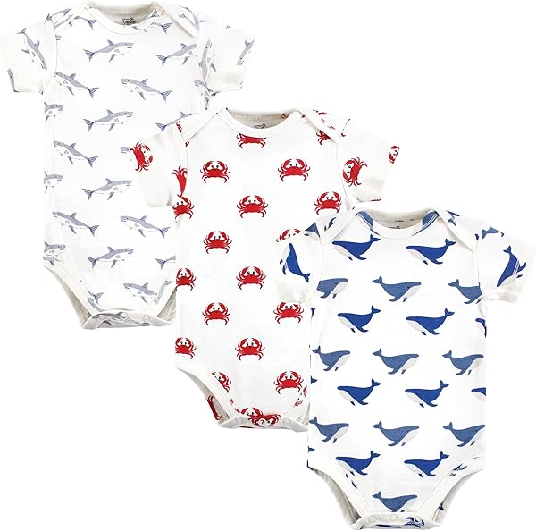 Touched by Nature Unisex Baby Organic Cotton Bodysuits