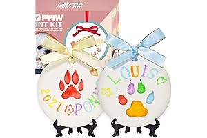 AZSSMUK Pawprint Keepsake Kit for Christmas Ornaments