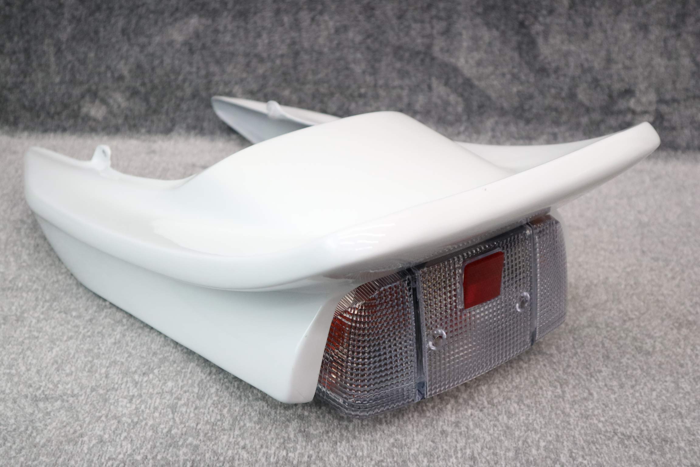 Amazon | XJR400 前期 テールカウル 白＋クリア テールランプ 