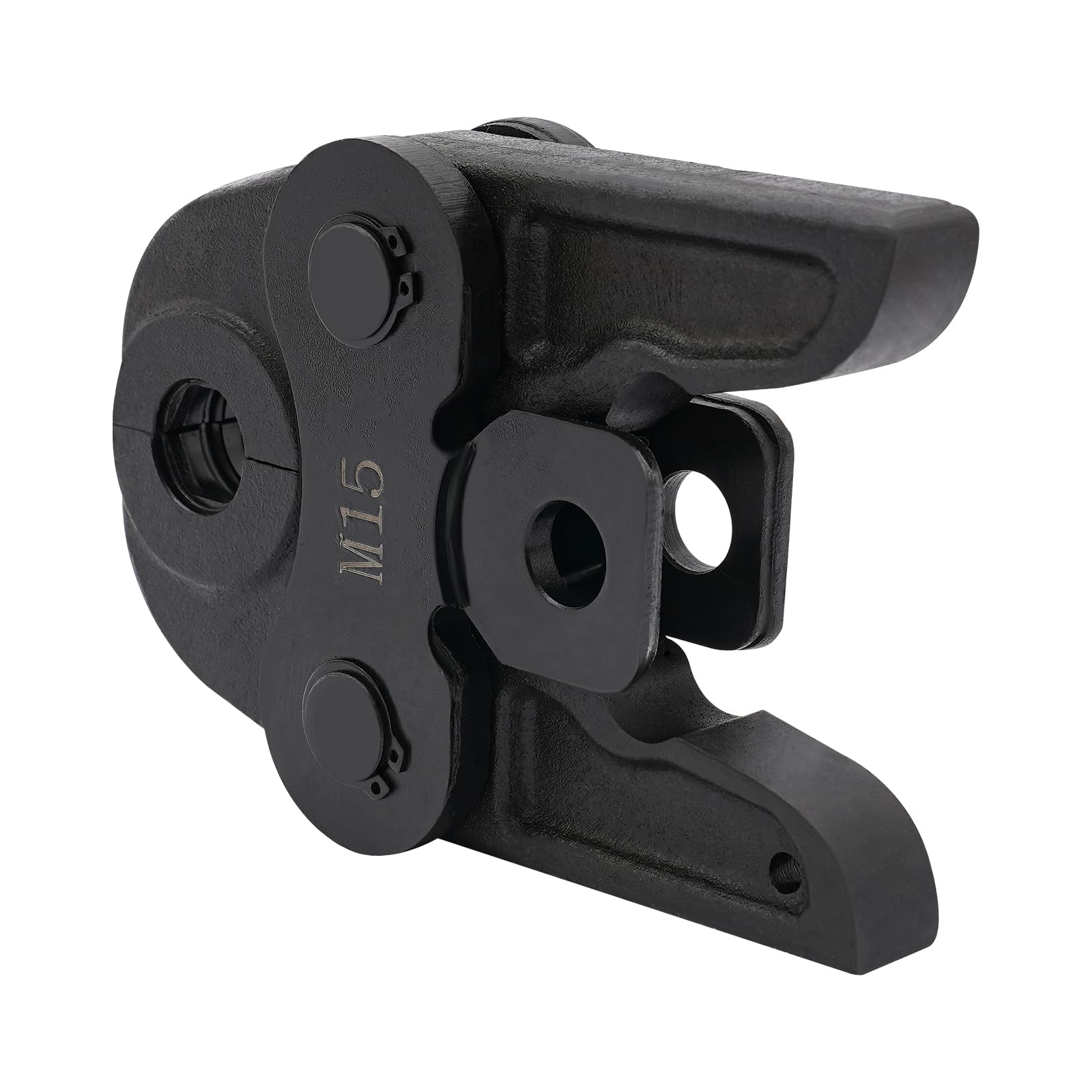 Mordaza de presión M15 compacta, mordaza para herramientas de prensado, mordaza de crimpado, 0,8 – 1,2 mm, grosor de tubo adecuado para prensar tubos de cobre, acero inoxidable y aluminio y plástico