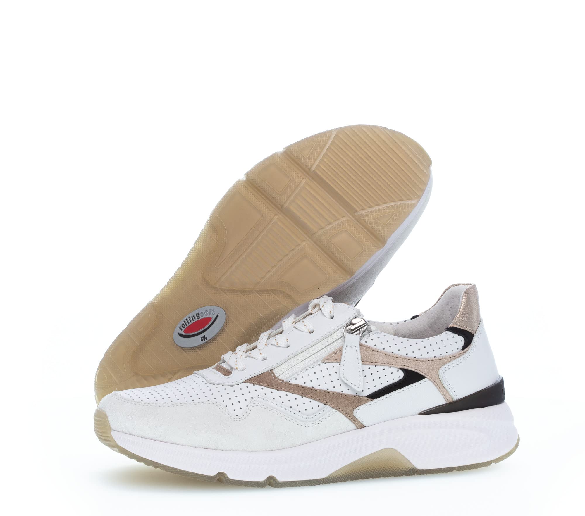 Gabor Sneaker basse da donna, Bianco 51, 42 EU