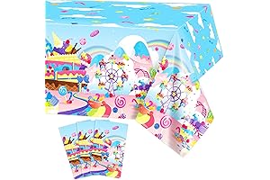 3PCS Candyland Tablecloth