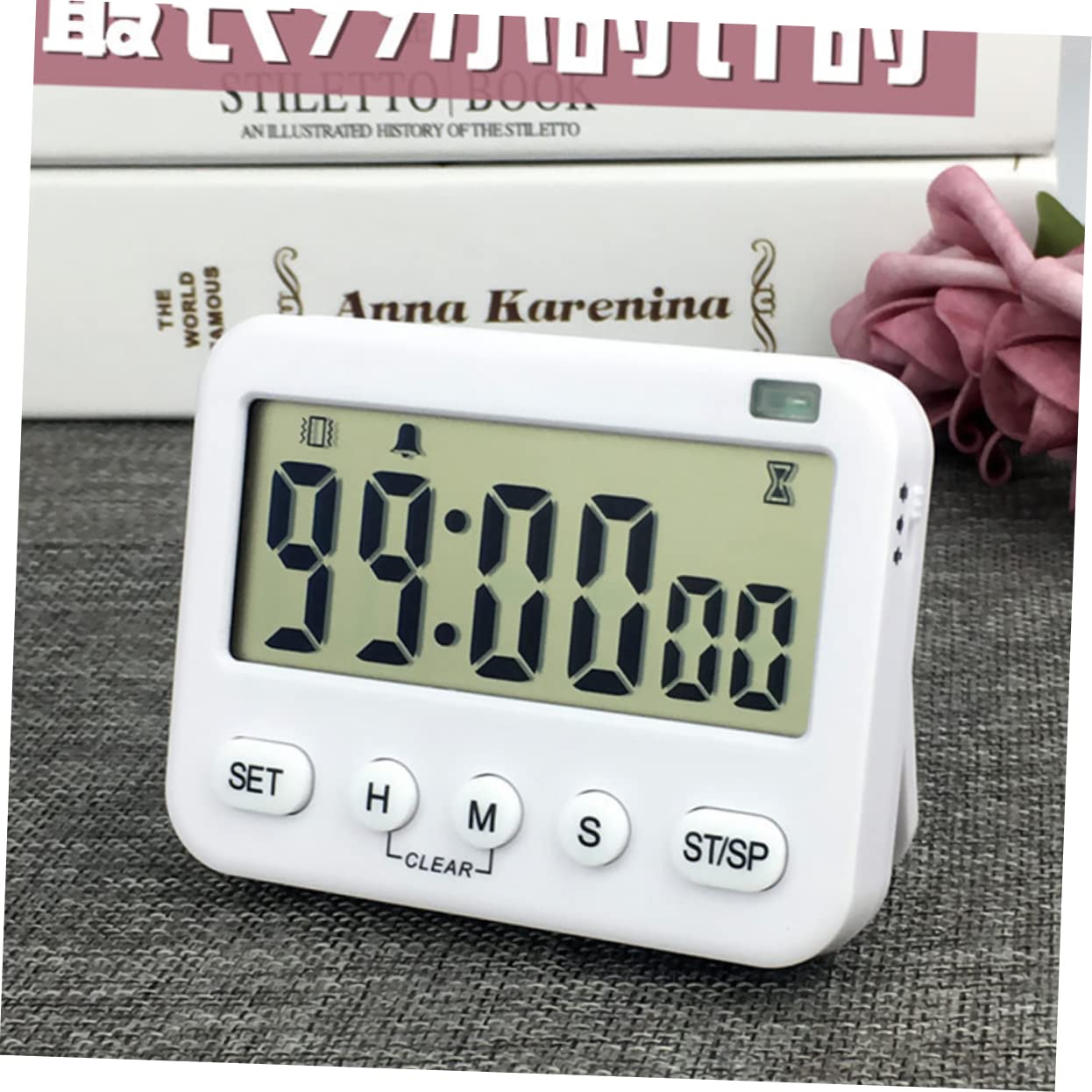 HEMOTON 3stücke Küchenuhr Mit Großem Display Stille Vibrationserinnerung Stunden Timer Und Alarmfunktion Für Schule Und Küche Ys
