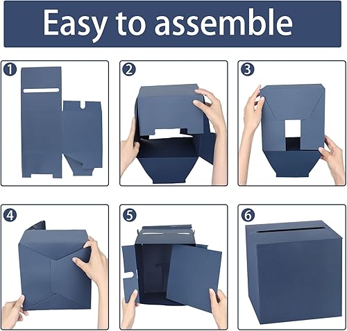 Miniatura 178 de Hxezoc Caja de tarjetas de San Valentín, buzón de cartón para el día de San Valentín para el aula de los niños, día de San Valentín, baby showers