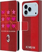 Vista 49 de Head Case Designs Funda de piel con licencia oficial de AC Milan Dream Big Children compatible con Apple iPhone 13 Mini