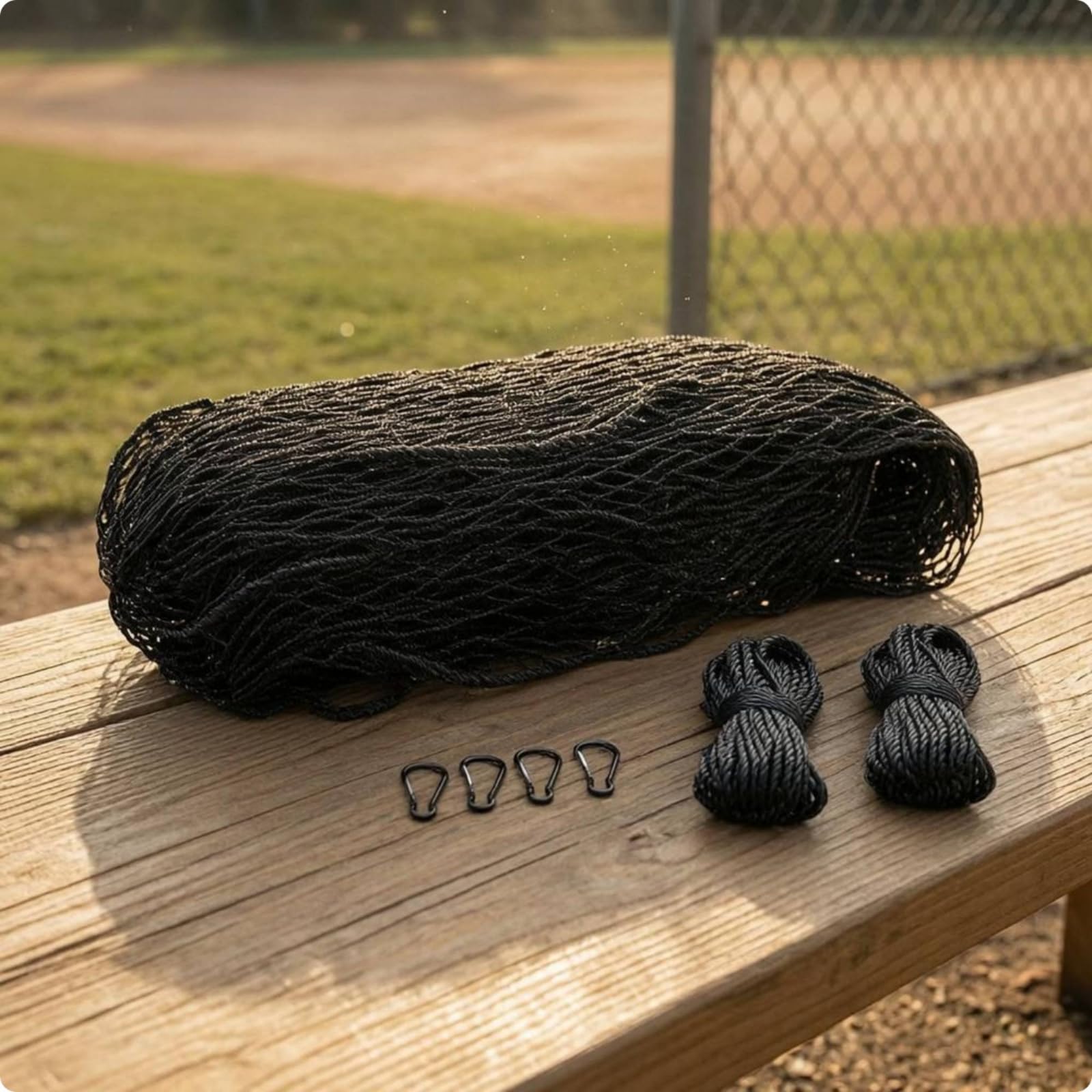 Rete Addestramento Polietilene con Maglia da 45 Cm per Esercizi di Battuta Adatta per Campo Sportivo Allaperto
