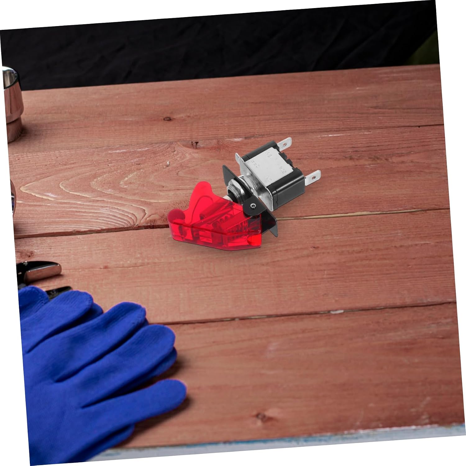 2pcs Rocker Pin Position Toggle for Car and Boat Heavy Duty Alloy Plastic for Electrical Systems