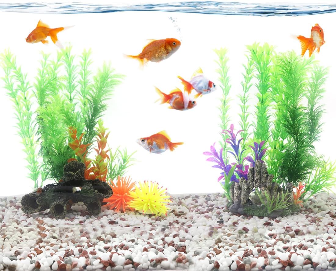 fish tank aquarium Artificial plastic plant for goldfish (id: 516 30d 6db 38c e0f