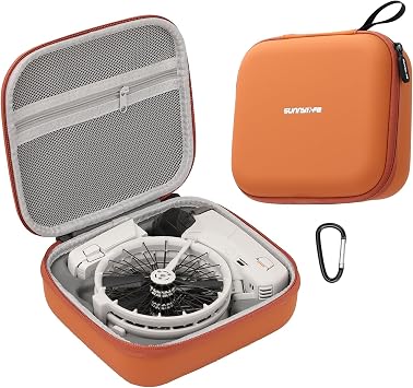 Carrying Case for DJI Flip, Portable Travel Storage Bag for DJI Flip Drone Accessories Orange