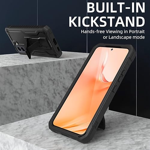 Miniatura 54 de DUOPAL Funda para Samsung Galaxy S22 Ultra 5G (no es compatible con teléfonos no Plus o Plus), protección de grado militar a prueba de golpes, Negro