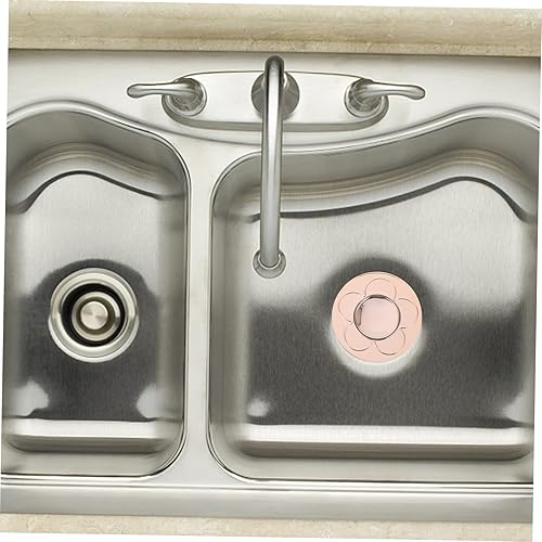 Miniatura 6 de Uonlytech Tapón universal para lavabo de drenaje de presión de drenaje de oro rosa para baño, lavabo