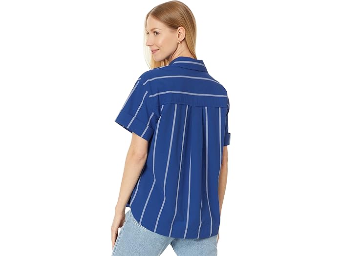 Oversized Boxy Button-Up Shirt in Signature Poplin - Image 1