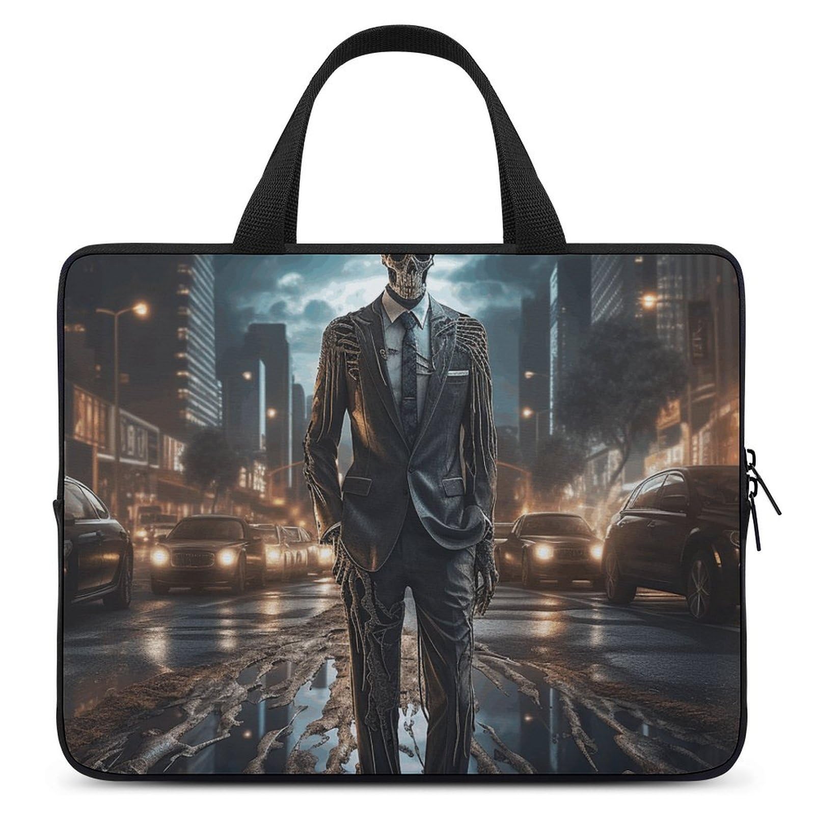 Sacoche ordinateur squelette costume contre les chocs du trajet - 6