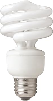TCP 35023 CFL Spring Lamp - 100 Watt Equivalent only 23W used! Soft White 2700K Spiral TCX Base Light Bulb