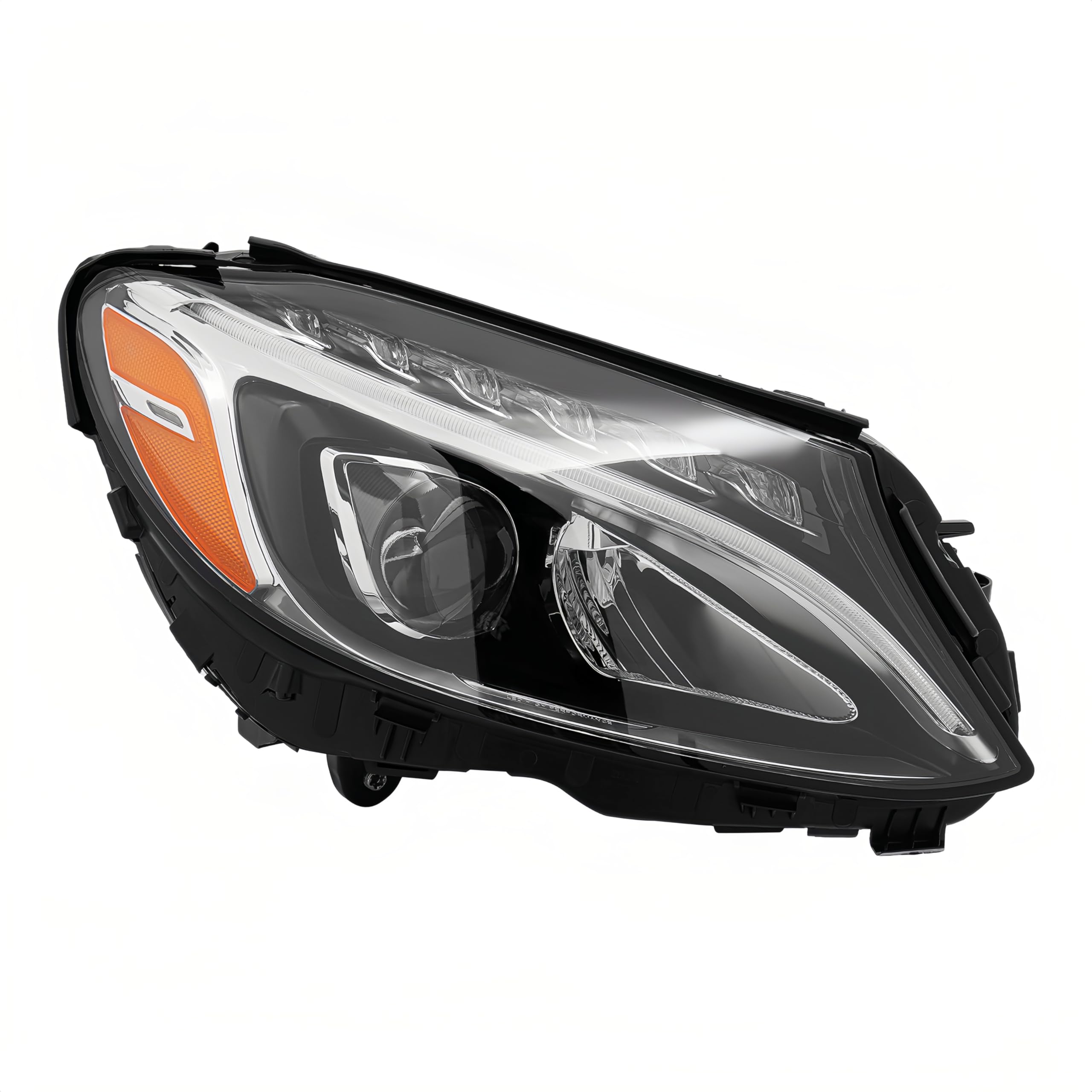 WTCDOP Headlight Assembly for Mercedes Benz C-Class W205 C300/C400 Luxury/Sport 4Matic 2015-2018, LED Headlamp OE/OEM A2059063004 A2059064203,
