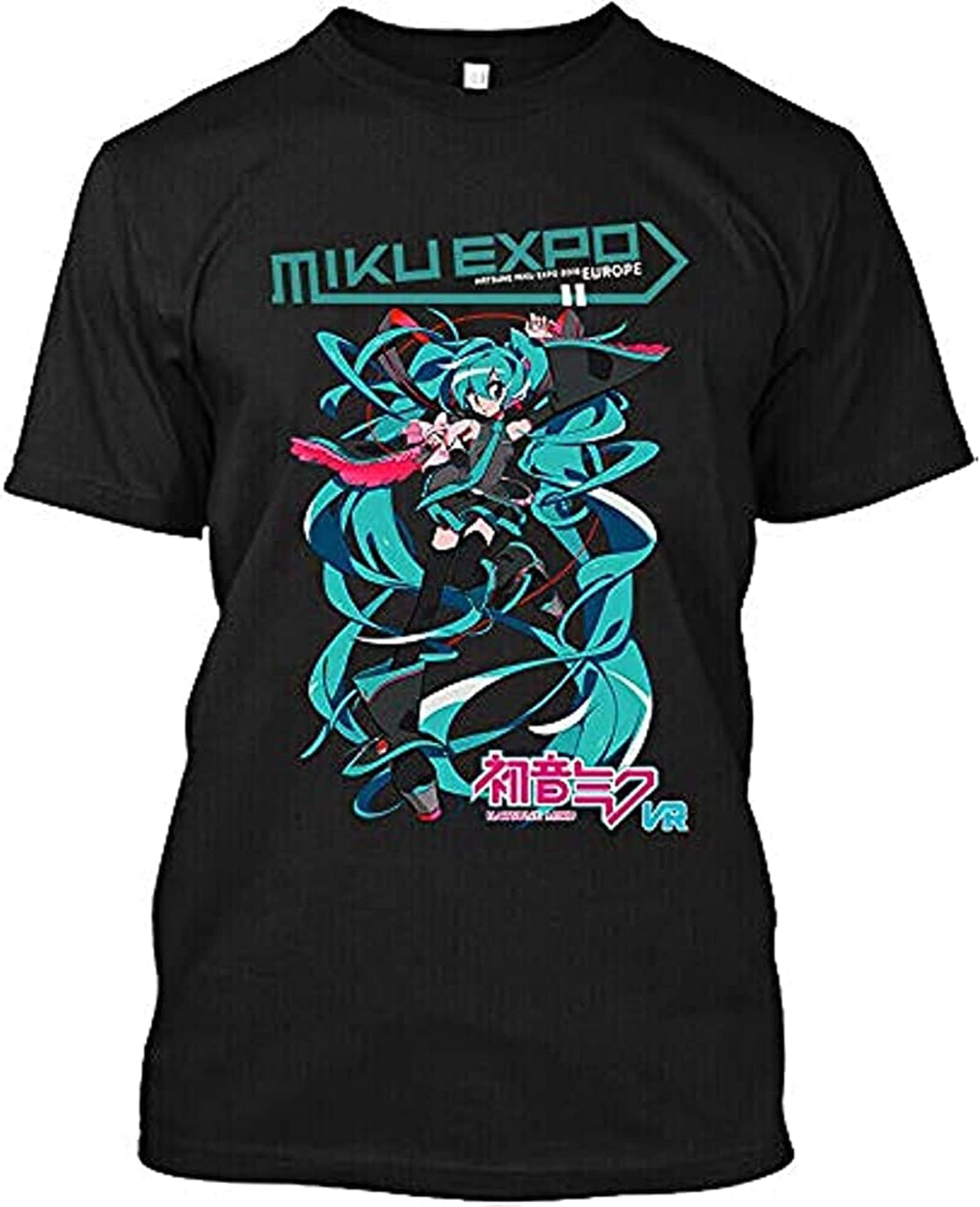 yeguiHatsune Miku Expo Europe Vocaloid Singer Music Cartoon Mens T-Shirt