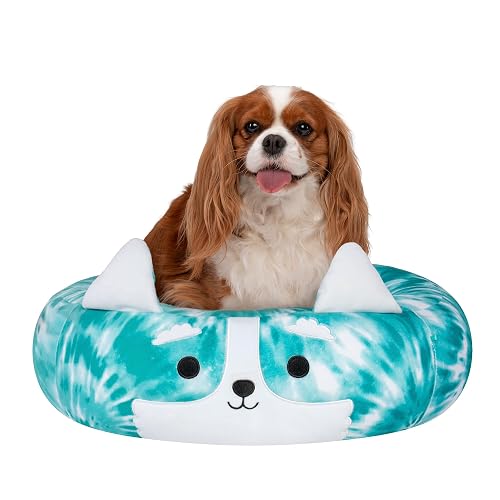 Squishmallows Cama para Mascotas Halver The Corgi Original de 24 Pulgadas