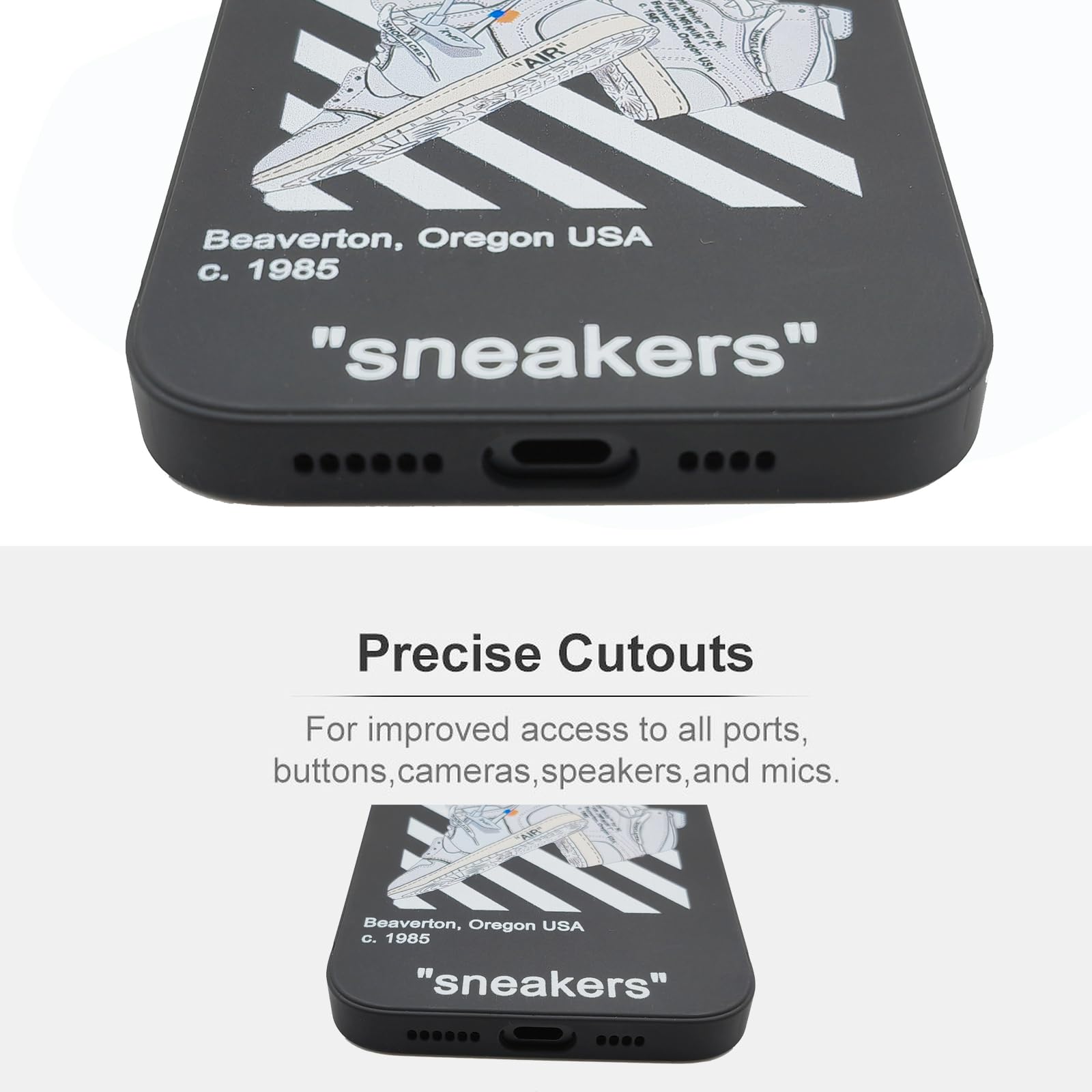 Funda compatible con iPhone 14 Pro Max, diseño de tenis de baloncesto, protección delgada de silicona suave con funda para iPhone 14 Pro Max, funda negra para hombres, mujeres, niños y