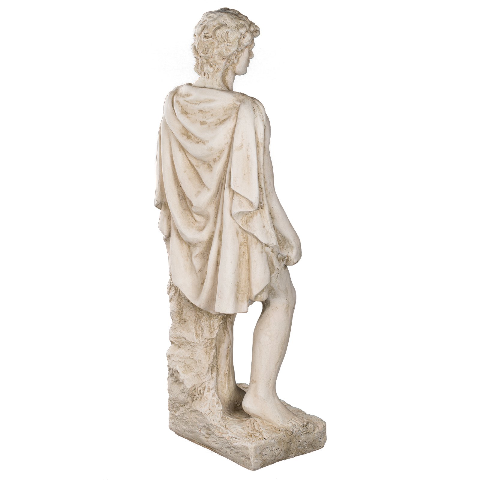 Statua gigante resistente alle intemperie (11 kg), altezza 85 cm, SYL-A 14013 - Apollo, guerriero, statuetta decorativa, statua, mitologia, statuetta decorativa per interni ed esterni, in beige