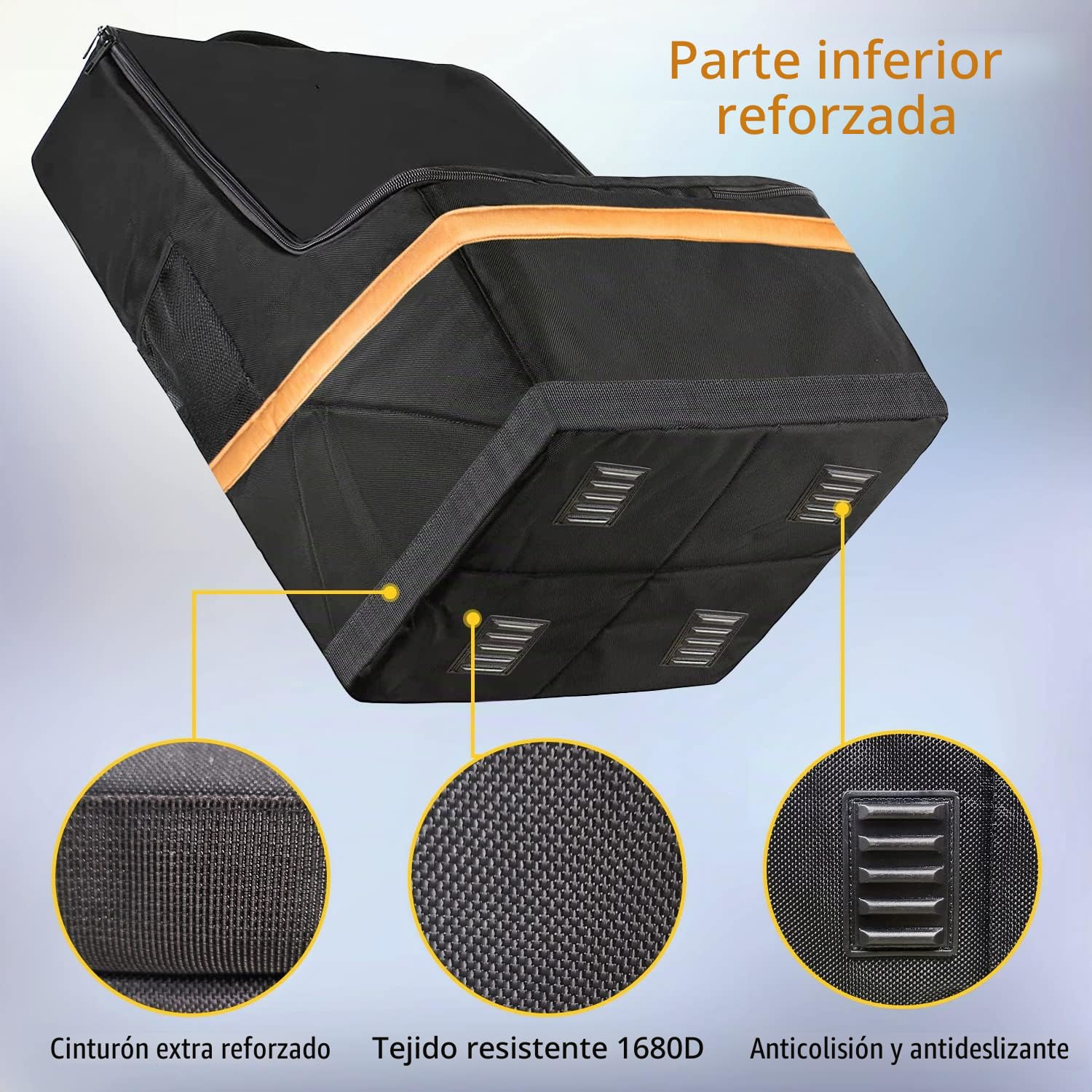 Hap Tim Bolsa de Viaje para Asiento de Coche, Funda Acolchada para Asiento de Coche para avión, transportador portátil para Asiento de Coche Esencial para Aeropuerto, Mochila de Viaje para Asiento de