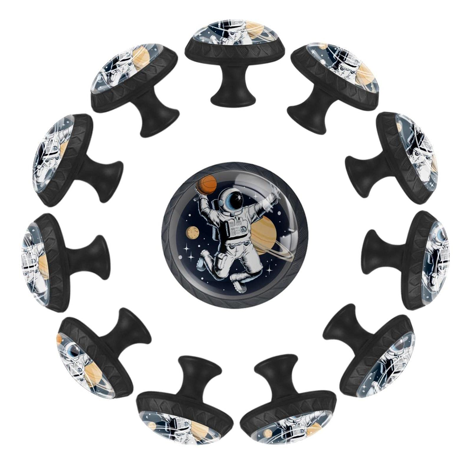 Boutons de tiroir astronaute de 35mm pour commode de chambre à coucher