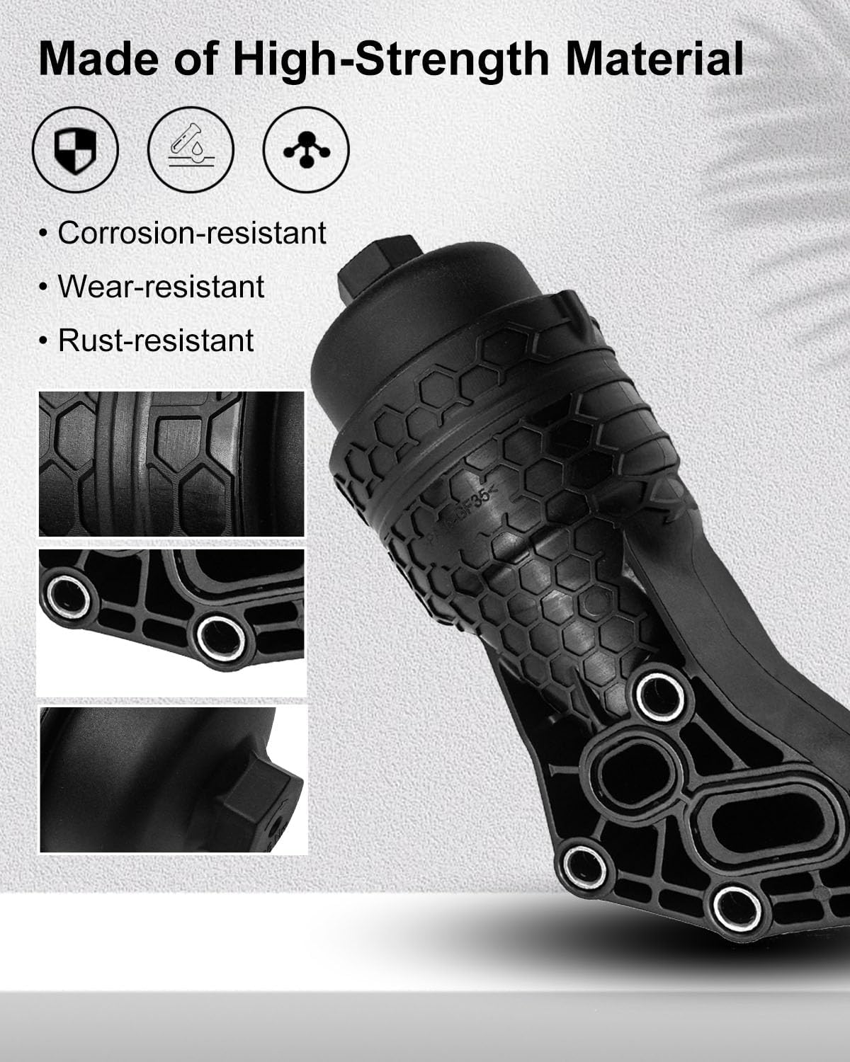 26300-3LAA0 Oil Filter Housing Complete Assembly Kit Fit for Kia Cadenza Sedona Sorento Telluride Hyundai Genesis Palisade 2016 2017 2018 2019 2020 2021