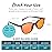 Sleep ZM Blue Light Blocking Glasses for Kids + Small Face Women + Men - Better Sleep + Anti Eye Strain Protection - Computer Screens & Gaming - 99% Night-time Amber Lens