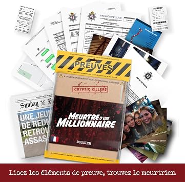 Unsolved Murder Mystery Game - Unsolved Case Investigation Indices/Evidence from Inspectors - Unresolved Crime - Murder of a Millionaire