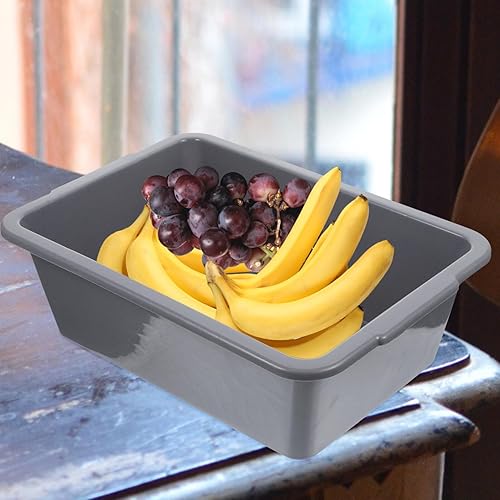 Miniatura 9 de Alipis Contenedores de almacenamiento de plástico, lavabos rectangulares de plástico para cama de hospital, cubo de agua para lavar la limpieza,