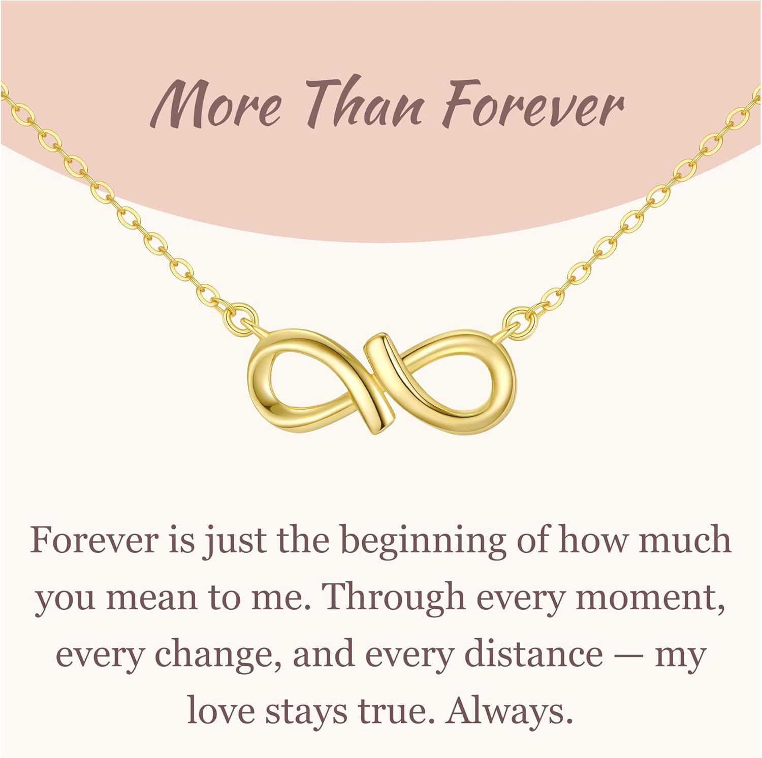 GAVU 925 Sterling Silver Necklace for Women, Infinity Necklace for Women