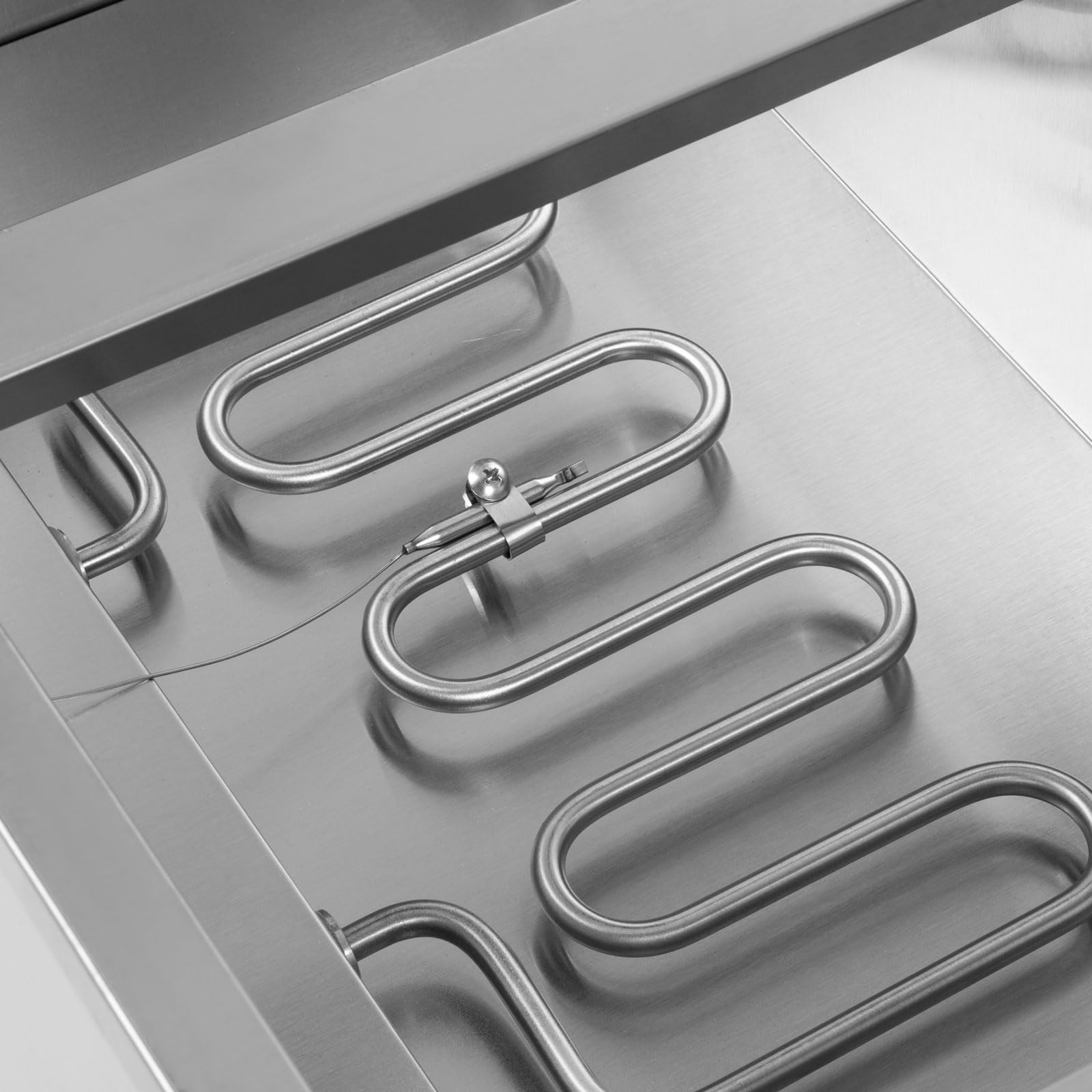 VERTES Speisenwärmer Buffetwärmer Wärmebehälter Für Speisen Elektrisch 1500W aus Edelstahl (Inkl 2X 1/2 GN Behälter mit Deckel für 2X 10L, Ablasshahn, Bain Marie Wasserbad, Temperatur 0-85°C)