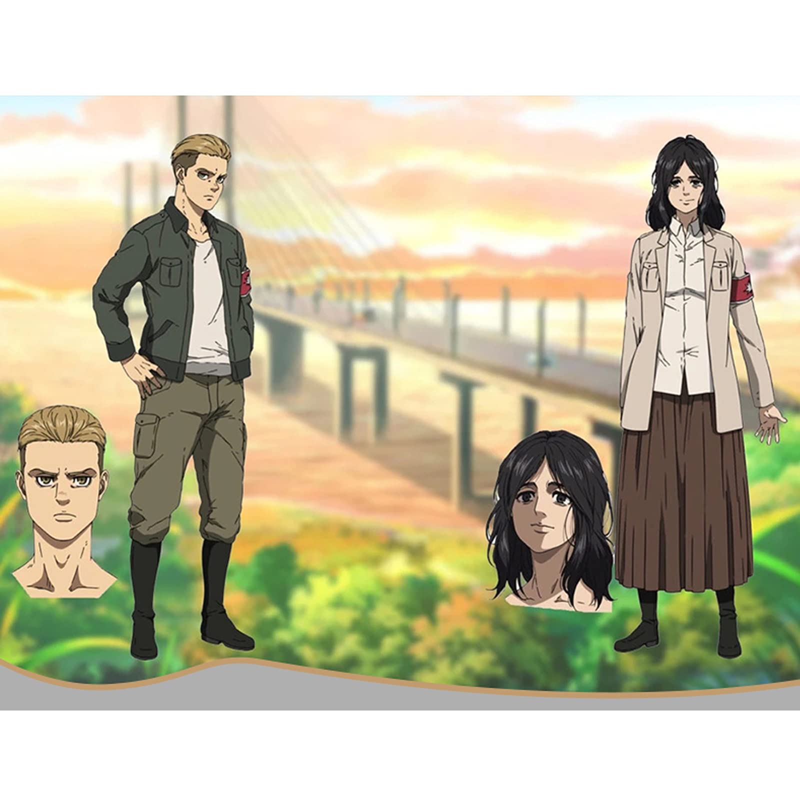 Amazon.co.jp: 進撃の巨人グッズ 腕章 バッジ コスプレ 道具 腕章