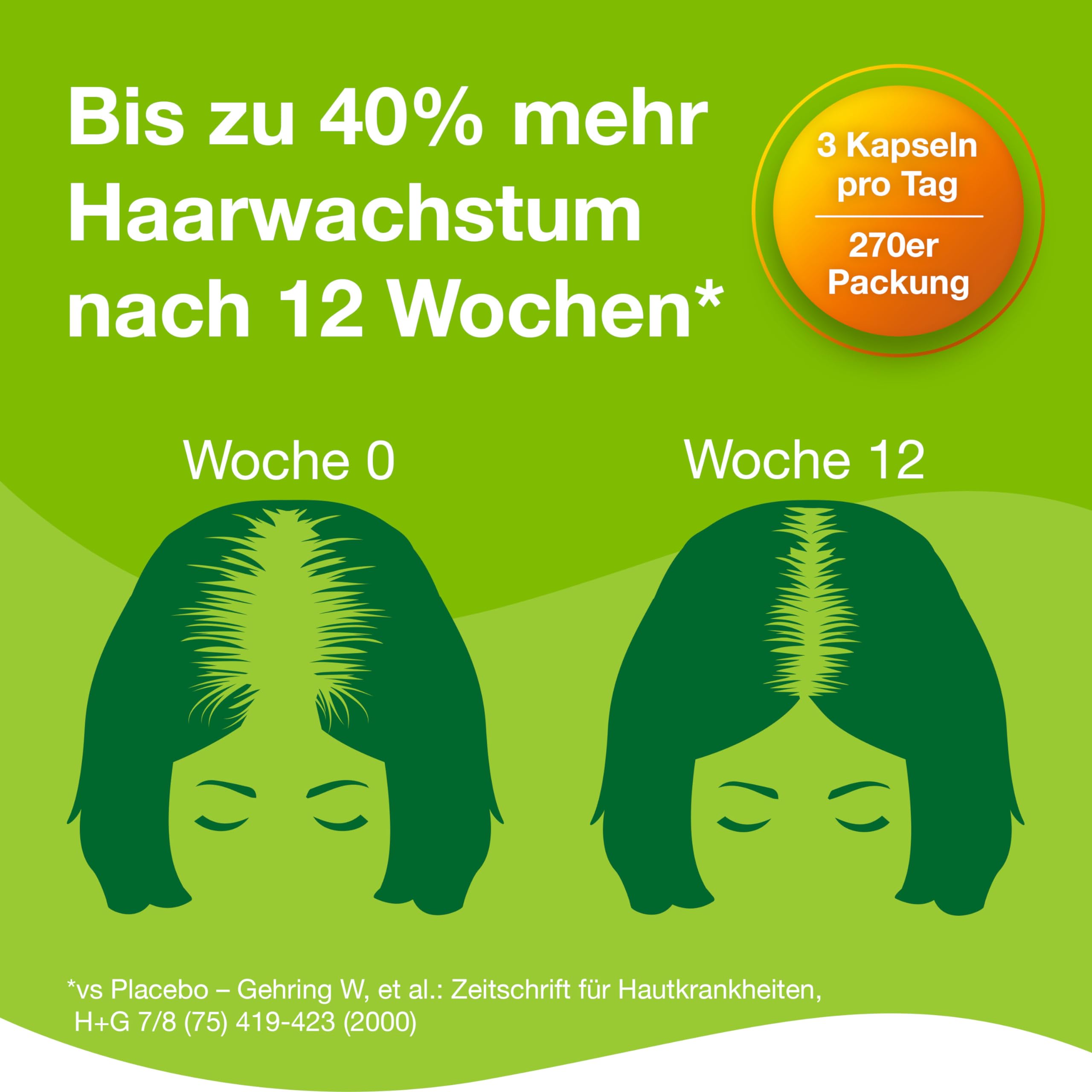 Priorin Kapseln | Haarausfall bei Frauen | volleres und kräftigeres Haar | nährstoffreich: Hirseextrakt, Vitamin B5 und Cystin | 30 Stück