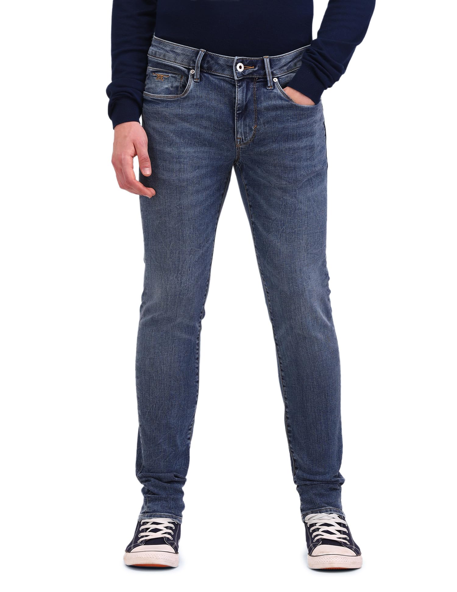 flying machine Men's Super Skinny Fit Jeans| Solid | Mid Rise | Stretchable | Jeans for Man-picture-39