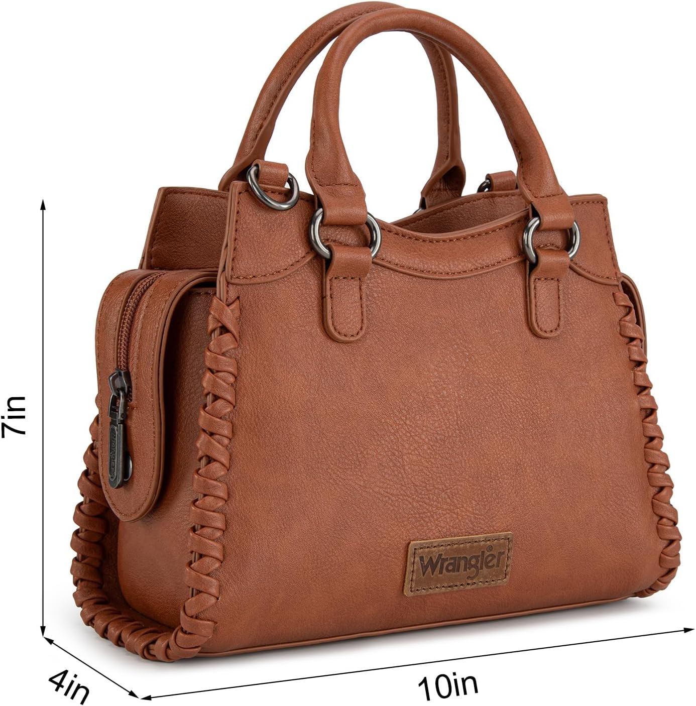 Montana West Wrangler Purses for Women Small Crossbody Purse and Handbags Woven Designed Purse with Detachable Strap - Image 4