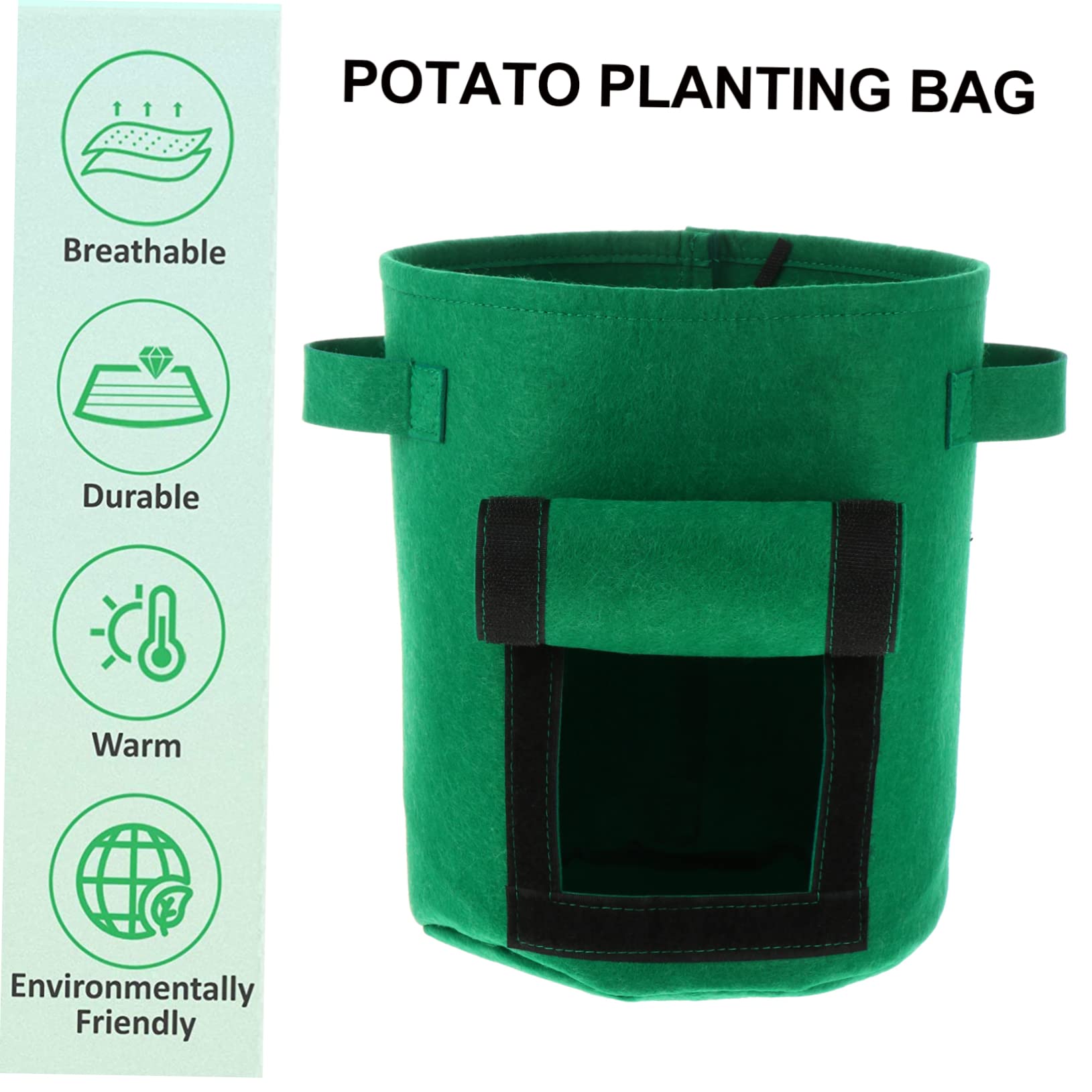 Toddmomy 2 Sätze Pflanzsack Atmungsaktive Pflanzenbeutel Für Kartoffeln Und Tomaten Gallonen Wasserdichtes Material Robust Und Wiederverwendbar 2 Stücke * 2