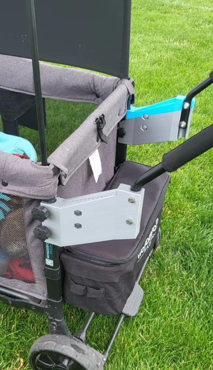 Handle Extender for Wonderfold Wagon W4, Enhanced Comfort, Control & Storage for Your Stroller Wagon, Black