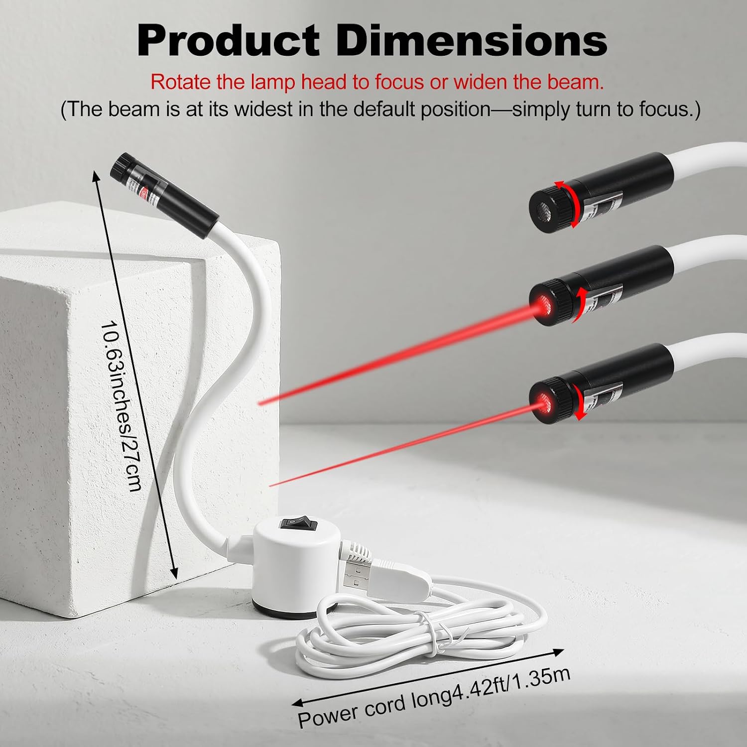 Sewing Machine Laser Guide, Magnetic Seam Guide for Sewing Machine, USB Powered Crosshair Laser Light, Magnetic Sewing Guide with 2 Metal Plates for Quilting, Straight Stitching & Seam Alignment