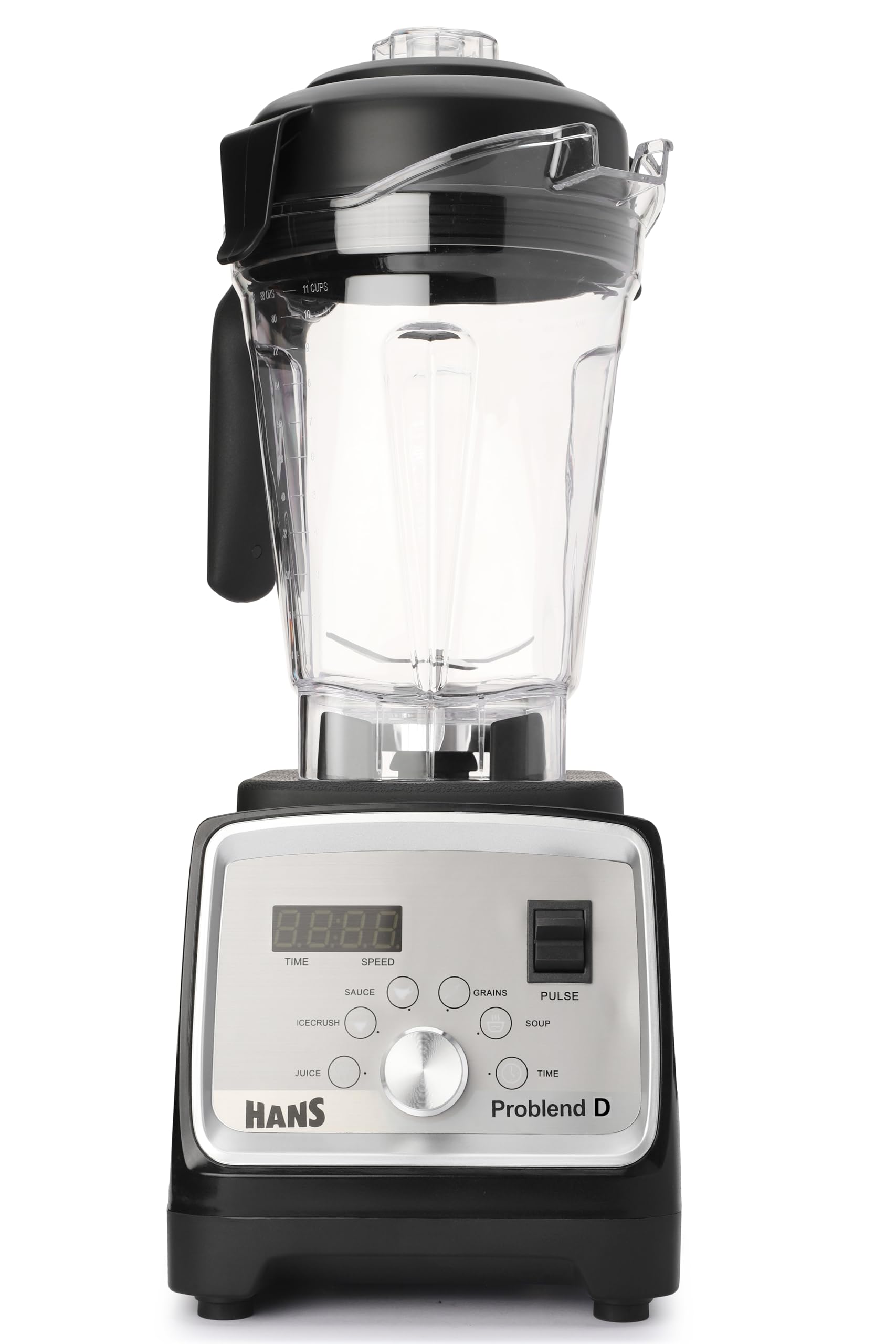 Acrylonitrile Butadiene Styrene Problend-D 2500 Watts Digital Commercial Blender, Big 3 Liter Low-Profile Jar, Advance 6 Pre-Set Functions with Timer, Heavy Duty Professional Blender, Black
