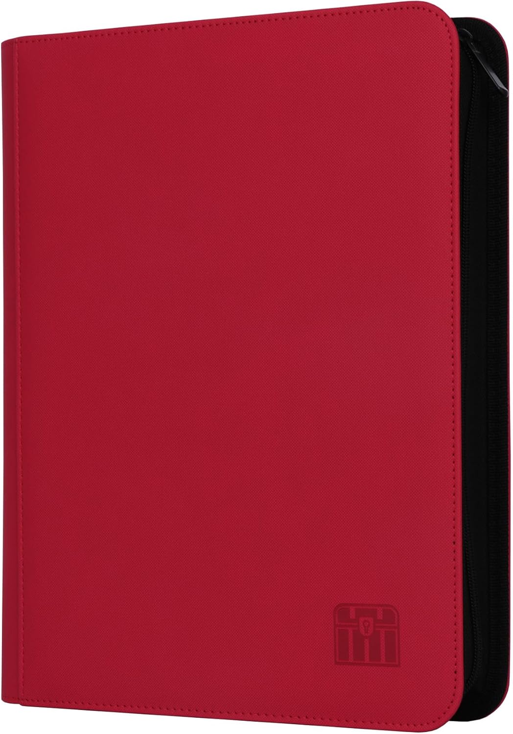 9 Pocket 800+ Pockets Trading Card Binder, Fit 828 Cards - Large Ringless Side Loading Card Album for TCG -Red