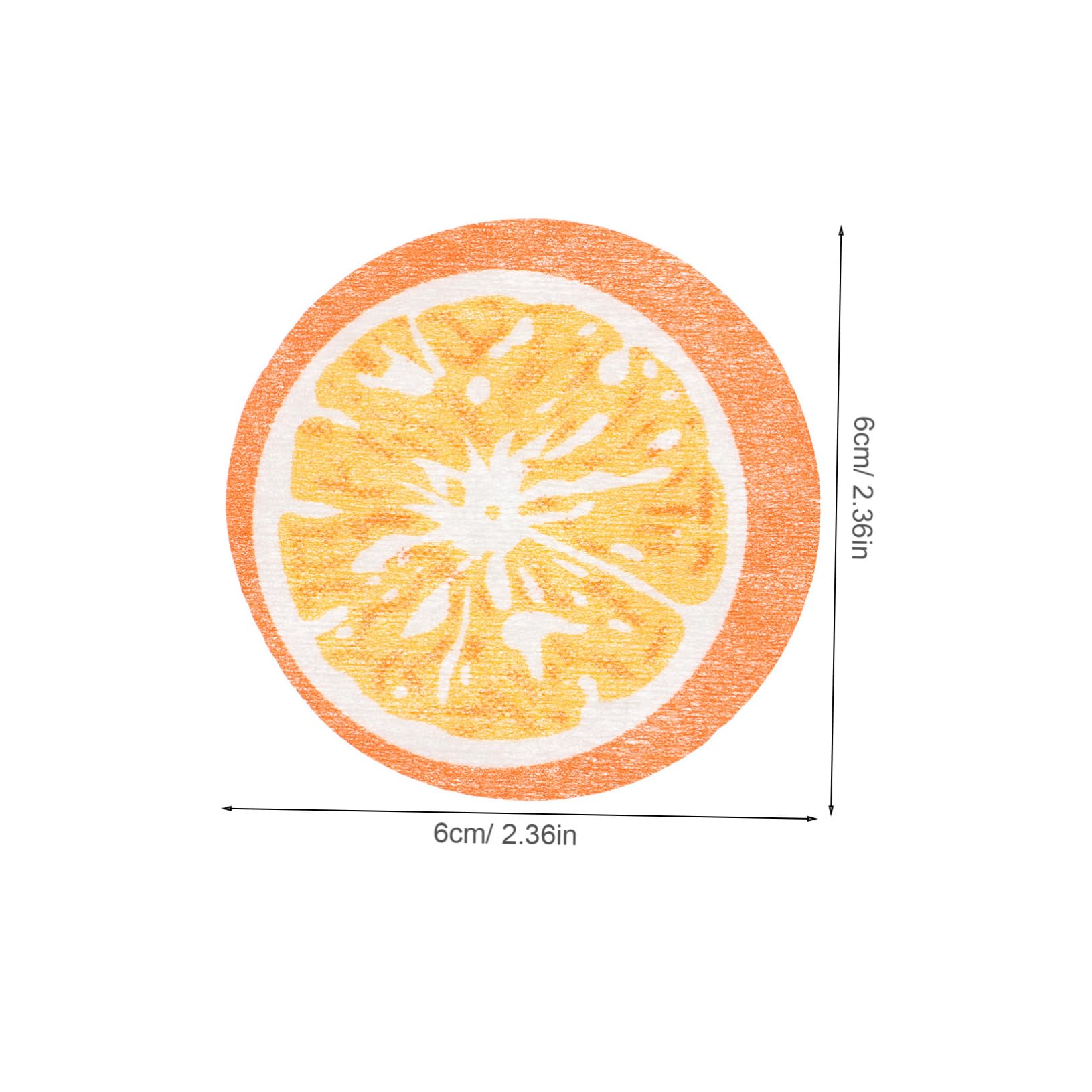 OSOLADY Hydrating Orange Pattern Sheet Mask Paper 50pcs Face Mask Skincare for Spa Beauty