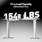 Electric Standing Desk,40x24 Inches Adjustable Height Stand up Desk, Sit Stand Home Office Desk with Splice Board, 3 Preset Heights,Equipped with Hooks,Ergonomic Computer Desk Workstation,White