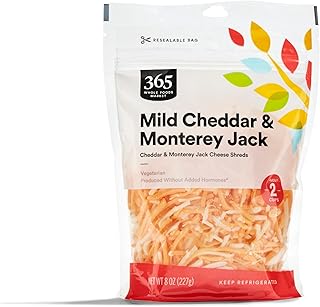 365 by Whole Foods Market, Blend Cheddar Monterey Jack Shred, 8 Ounce