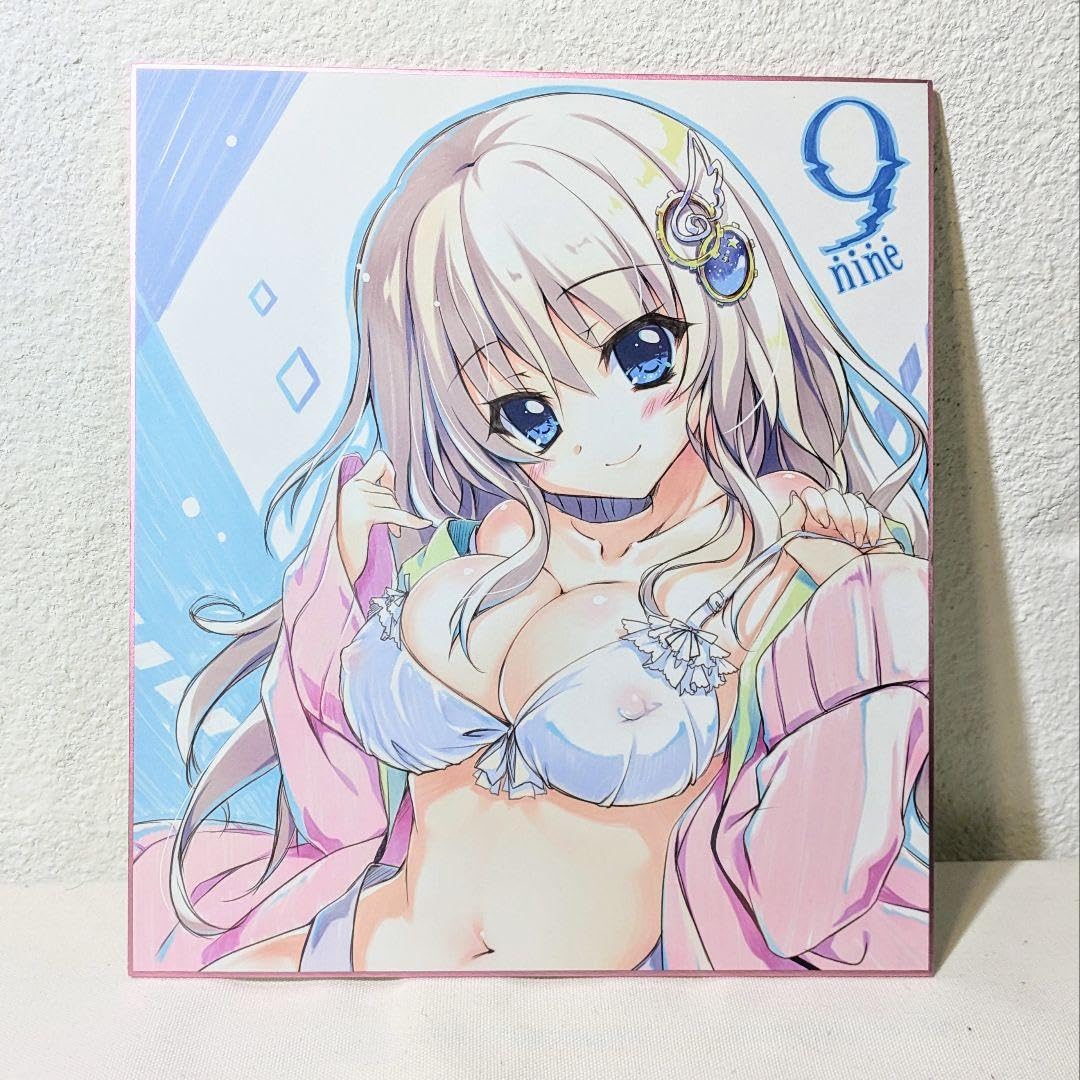九條都 和泉つばす描き下ろし複製色紙　予約特典 Amazon.co.jp: 9nine 予約特典 色紙 九條都 和泉つばす描き下ろし複製