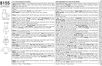 Vista 3 de Simplicity 8155 Haz tu propio oso de peluche con accesorios y patrón de costura de ropa, 6 piezas