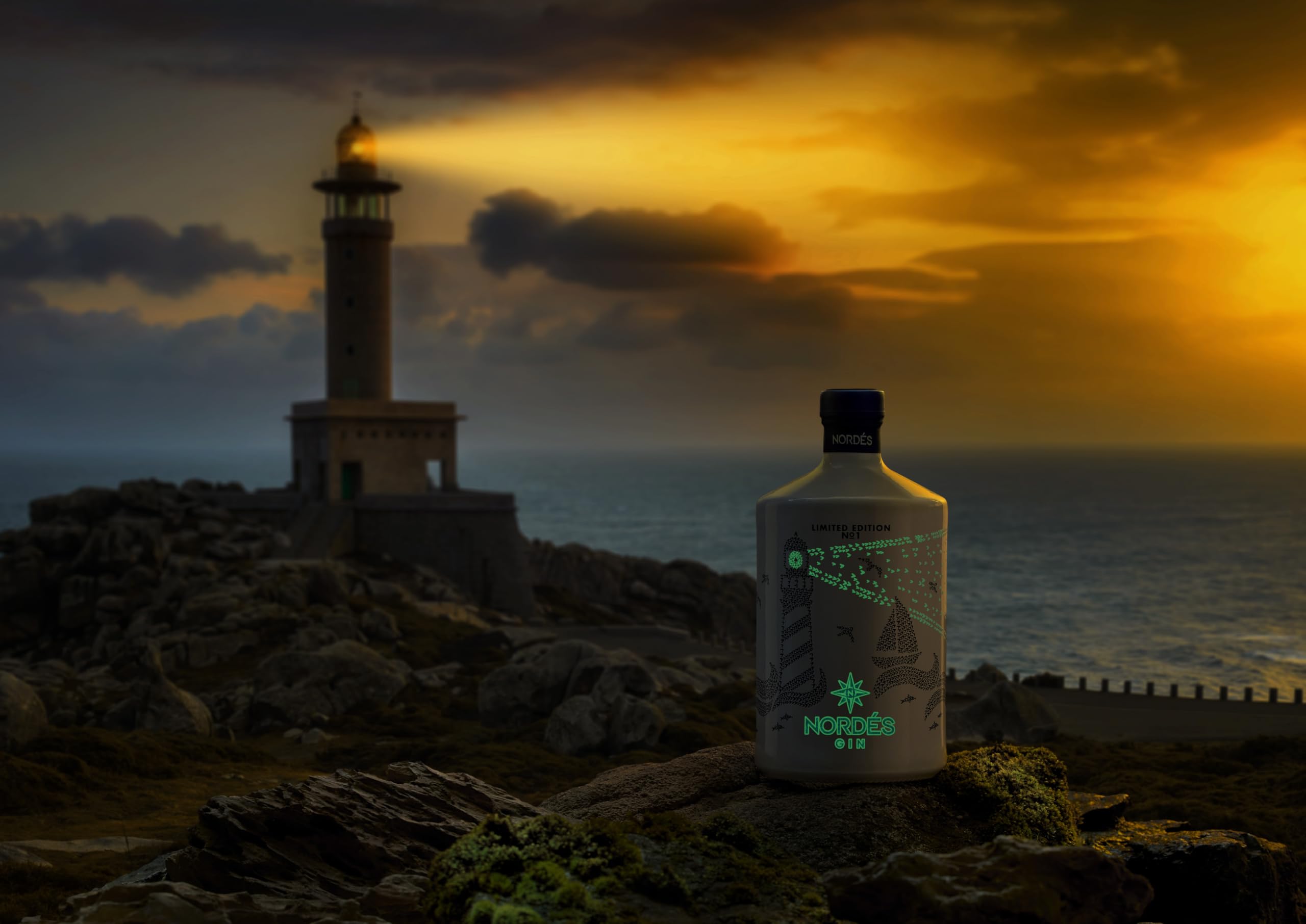 Nordés Edición Faro Ginebra, 70 cl