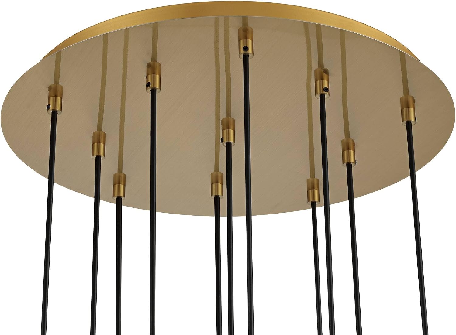 Possini Euro Design Possini Euro Odense 19 3/4" W Soft Gold Cast Glass 11-Light Chandelier