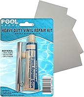 Vista 1 de Kit de parches de reparación de vinilo resistente Pegamento adhesivo de cemento de vinilo y parches de colores para inflables, barcos, balsas